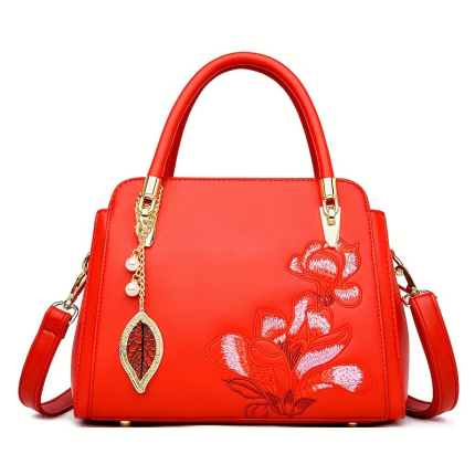 Leather handbag